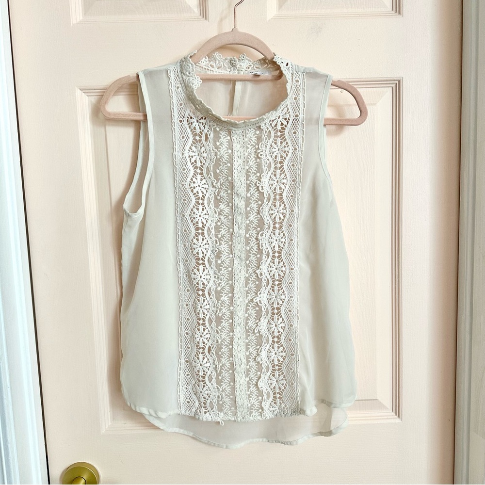 Cream lace Marisol tank